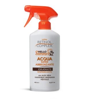 Agua super bronceadora