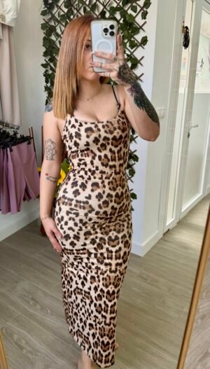 Vestido leopardo